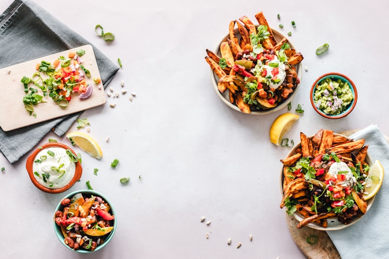 Loaded yard fries oxtail style